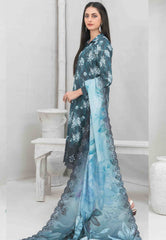 3pc Digital printed lawn suit with embroidered digital print cutwork Dupatta