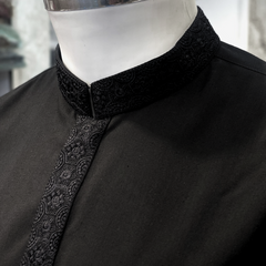 Black Embroidery Kurta Trouser