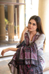 3pc Lawn Slub Digital Print Suit with Lawn Digital Print Dupatta