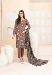 3pc Staple Digital Print Suit with Digital Print Dupatta rahab