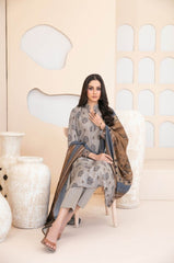 3pc Staple Digital Print Suit with Digital Print Dupatta