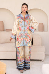 2pc Silk Suit