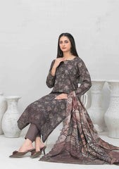 3pc Digital printed lawn suit with embroidered digital print cutwork Dupatta