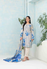 3pc Staple Digital Print suit with Diamond Digital Print Dupatta