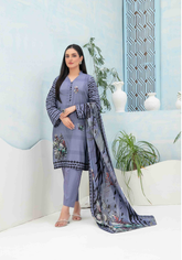 3pc Staple Digital Print suit with Diamond Digital Print Dupatta