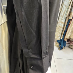 214 black mens Simple and sophisticated collarless suit