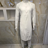 214 off white mens Simple and sophisticated collarless suit