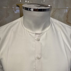 214 off white mens Simple and sophisticated collarless suit