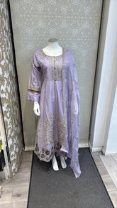 Zj lilac long length frock maxi Casual Dress