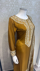 3pc Bronzed Mustard Sheesha silk