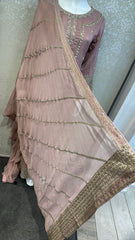 3pc Antique Pink Korean silk