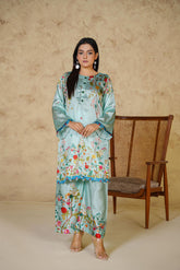 2pc Silk Suit