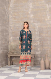 2pc Stitched Saliha Digital Print suit