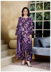 3Pc GOTHIC GRAPE Linen Suit