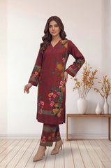 2pc Gulzar stitched staple Lawn digital print