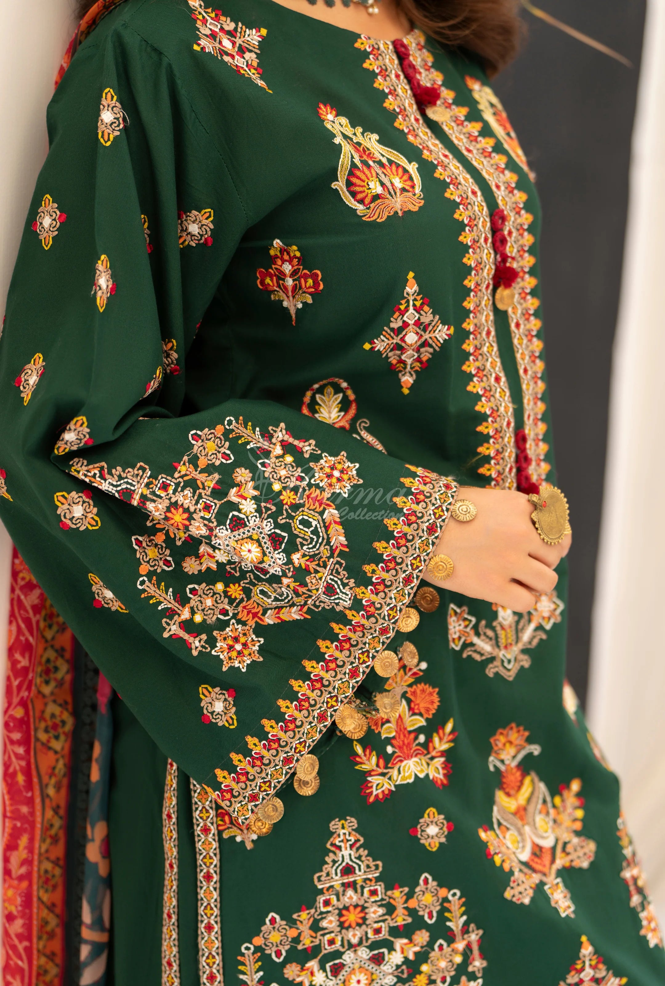 Original karma collection EVERGREEN Kc 1557 3 pc outfit