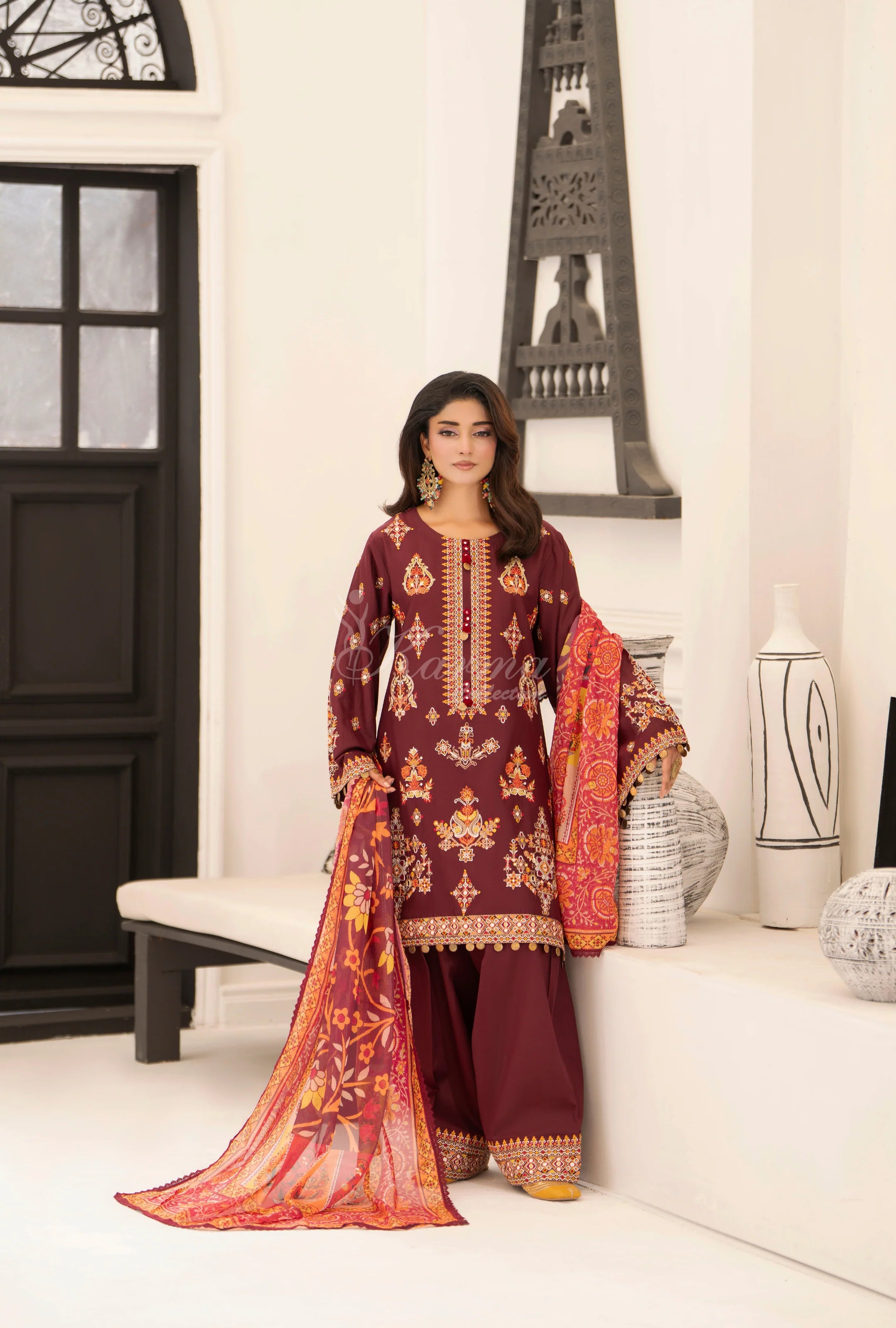 Original karma collection ROYAL BURGUNDY kc1557