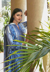 3pc Lawn Slub Digital Print Suit with Lawn Digital Print Dupatta