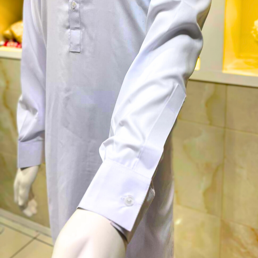 Plain White Kurta Style