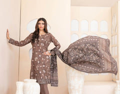 3pc Staple Digital Print Suit with Digital Print Dupatta rahab