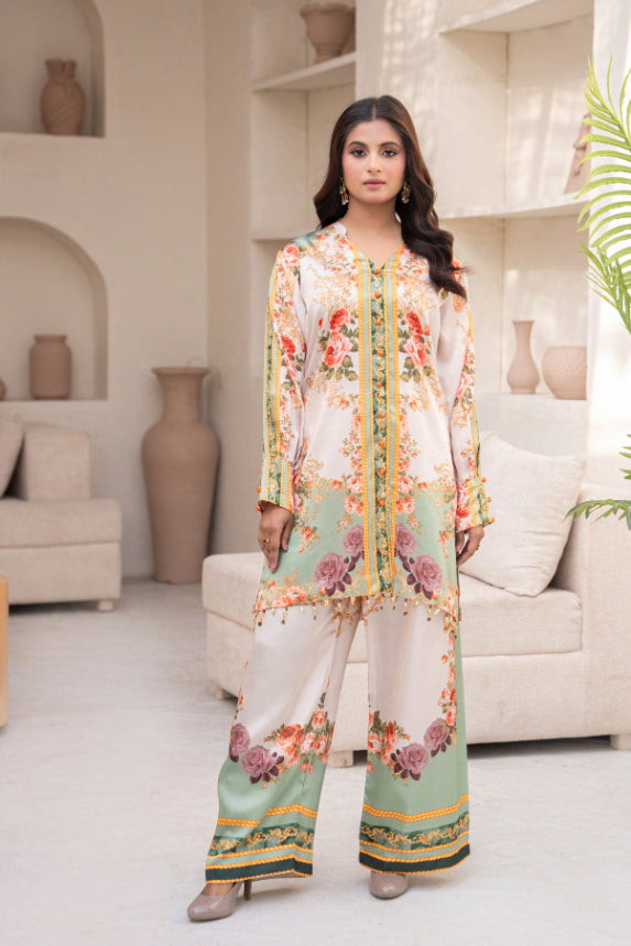 2pc Silk Suit