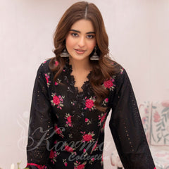 KC 1475 black and hot pink cross stich