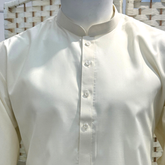 Cream Boski Shalwaar Kameez