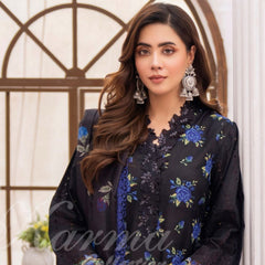 KC 1475 black and navy blue cross stich