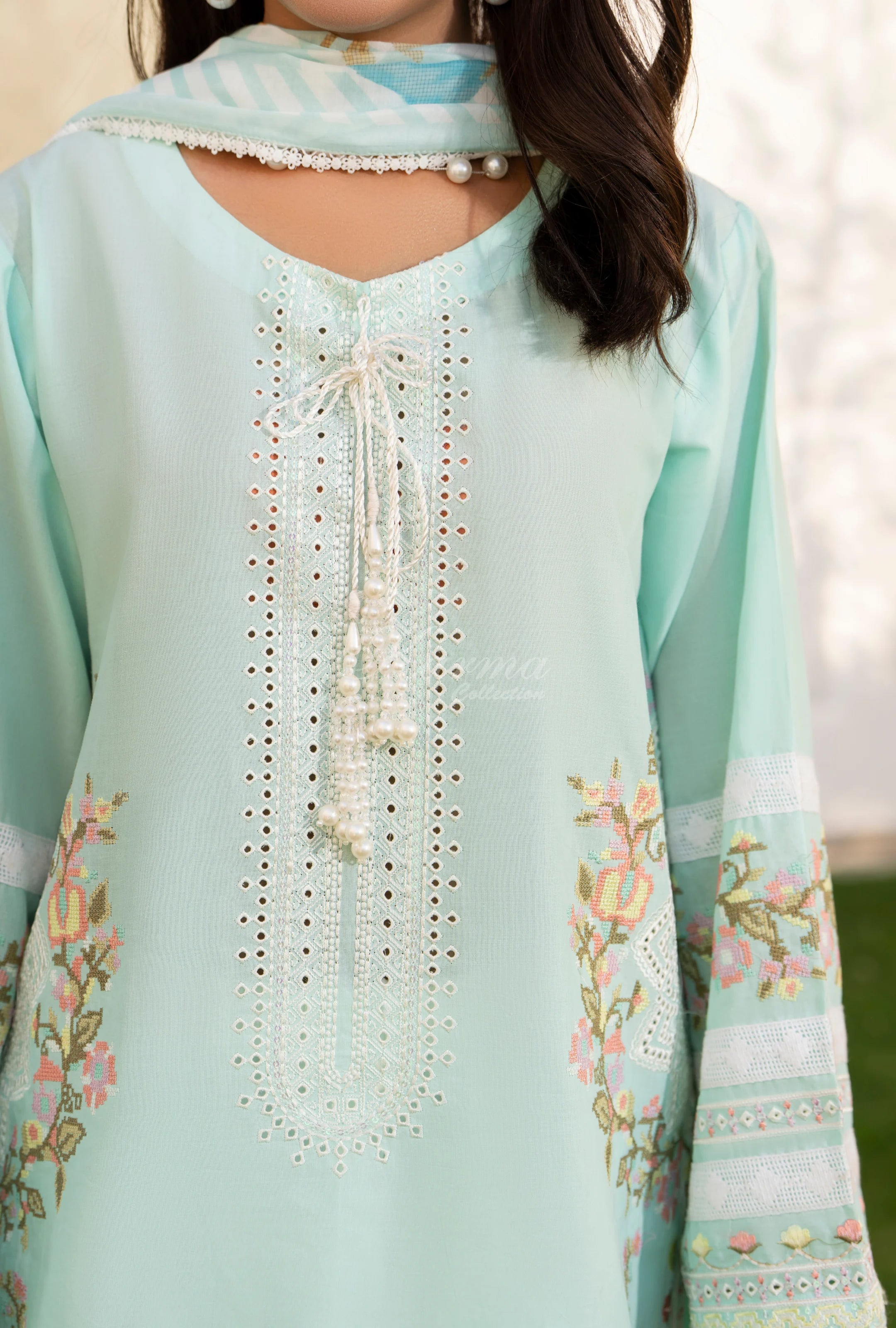 Original karma collection 3pc suit AQUAMARINE KC-1561