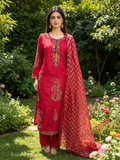Ethnic inspired shocking pink 3pc outfit