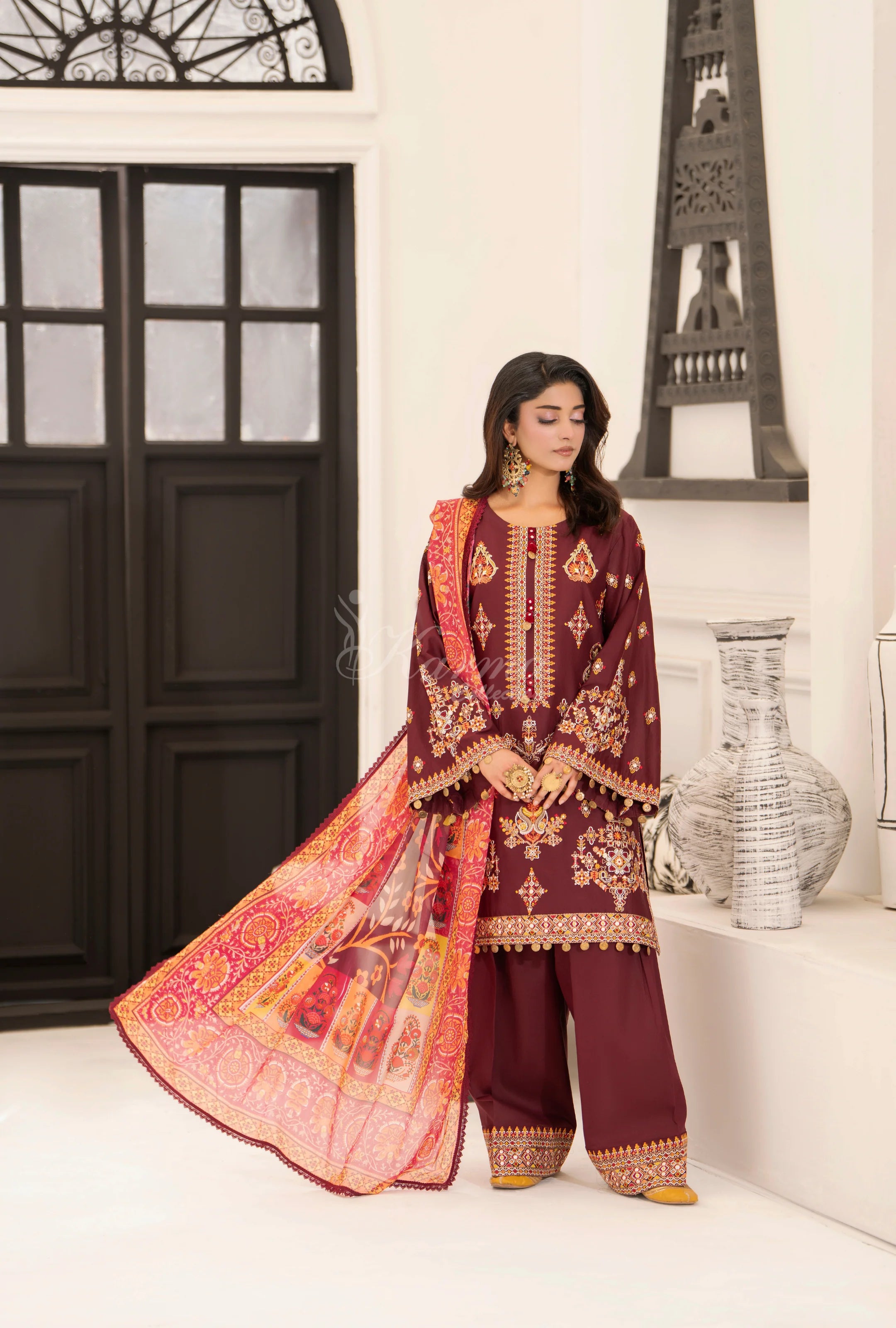 Original karma collection ROYAL BURGUNDY kc1557