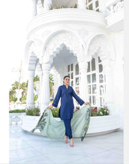 Tawakal  navy blue suit from heer collection