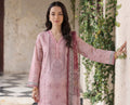 Vintage pink 3pc Lawn Stitched Suit