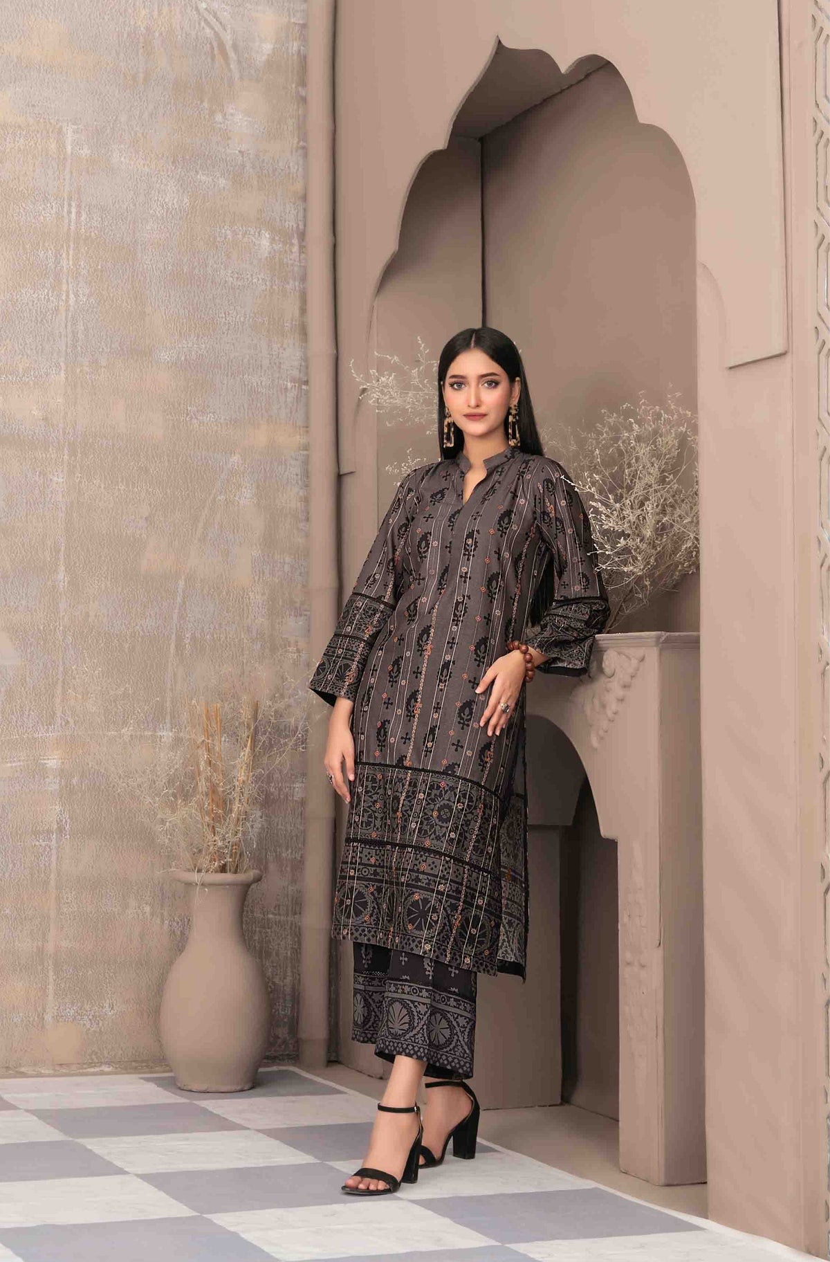 2pc Tawakal Staple Digital Print Suit