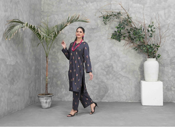 Zuri charcoal grey colour two piece
