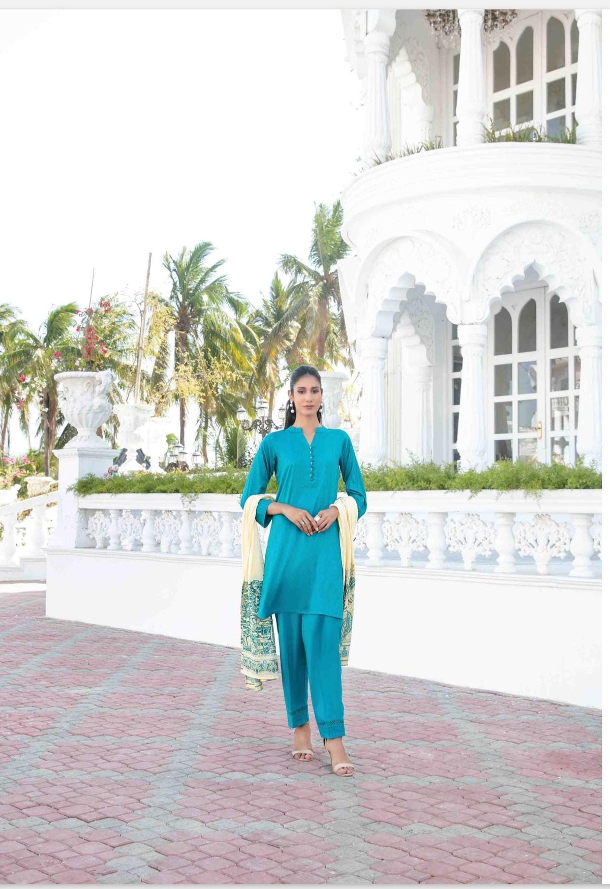 Tawakal sky blue heer collection