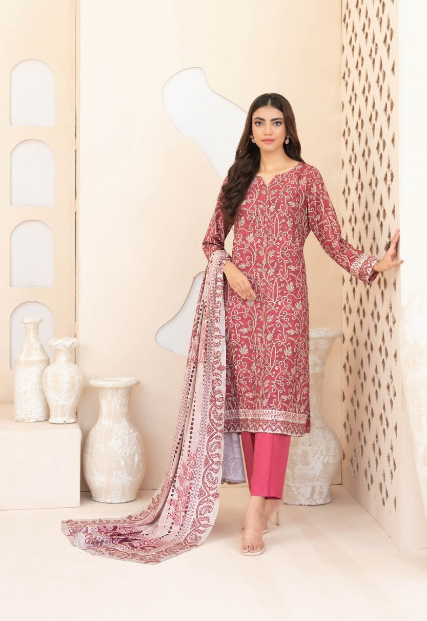 3pc Staple Digital Print Suit with Digital Print Dupatta