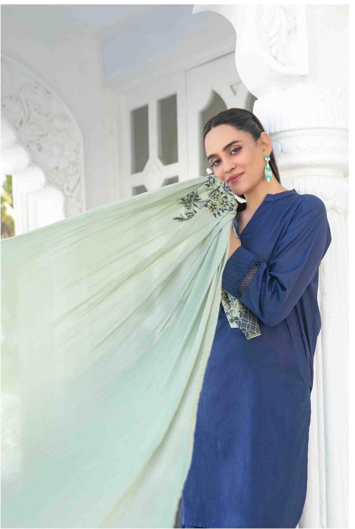 Tawakal  navy blue suit from heer collection