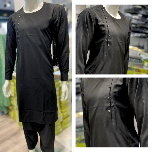 Kurta Style Shalwar Kameez with no Collars