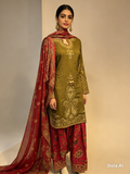 Ethnic inspired mint green outfit with silk scarf