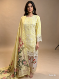 3pc ethnic inspired with printed trouser and silk duppatta