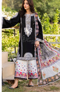Black with white trouser original 3pc karma collection suit