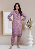 Dusty Rose trendy Patch Work Co-ord Set