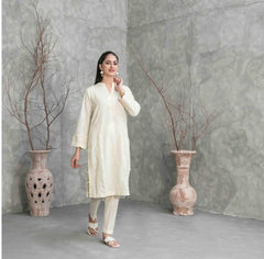 Zuri cream colour two piece