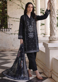 Midnight Grey 3pc Lawn Stitched Suit
