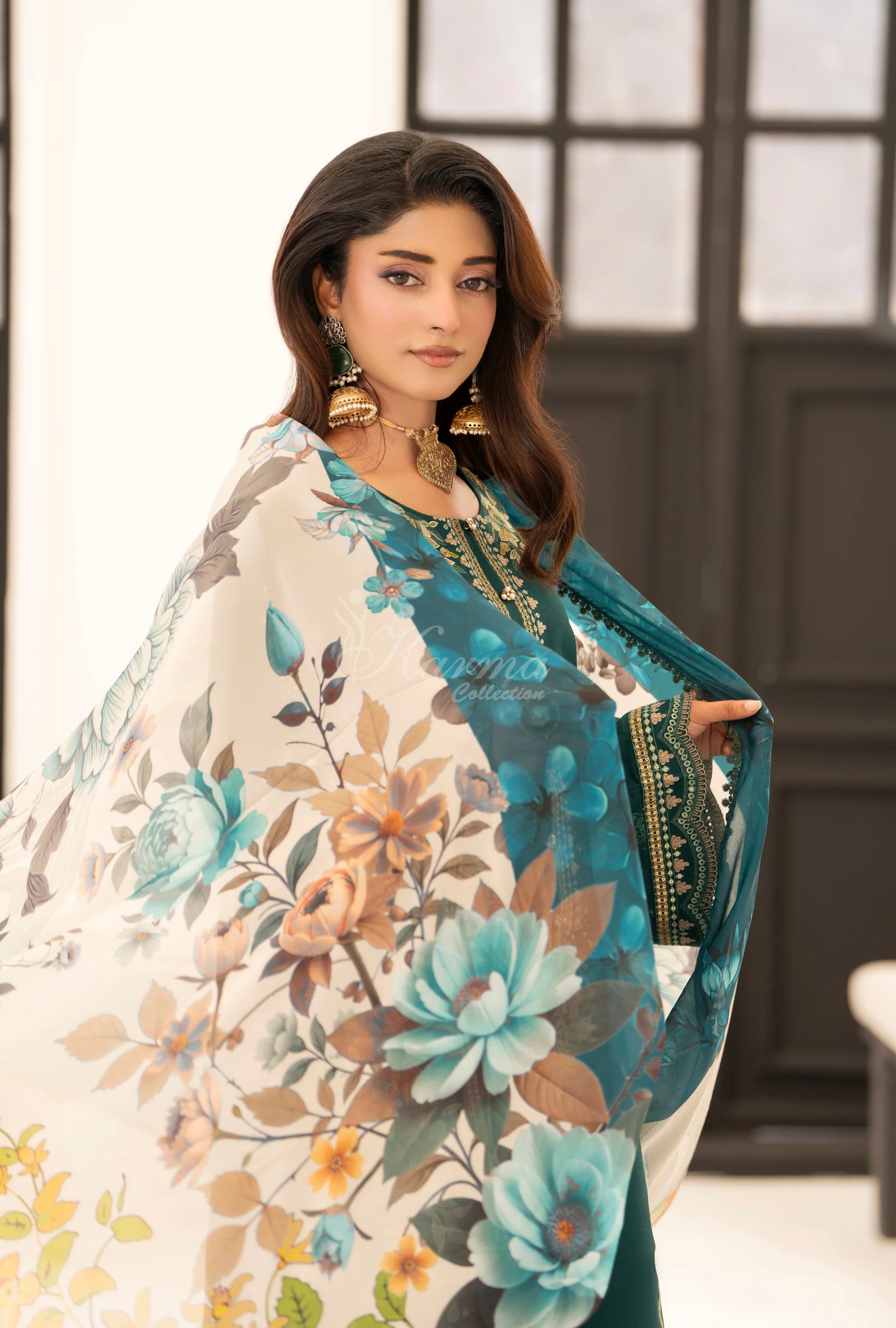 Original karma collection 3pc outfit green kc1559