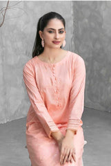 Zuri peach colour two piece