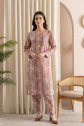 2pc co-ord set plans and cream print  D-5499 - Noore vol4