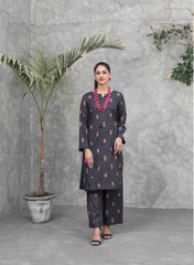 Zuri charcoal grey colour two piece