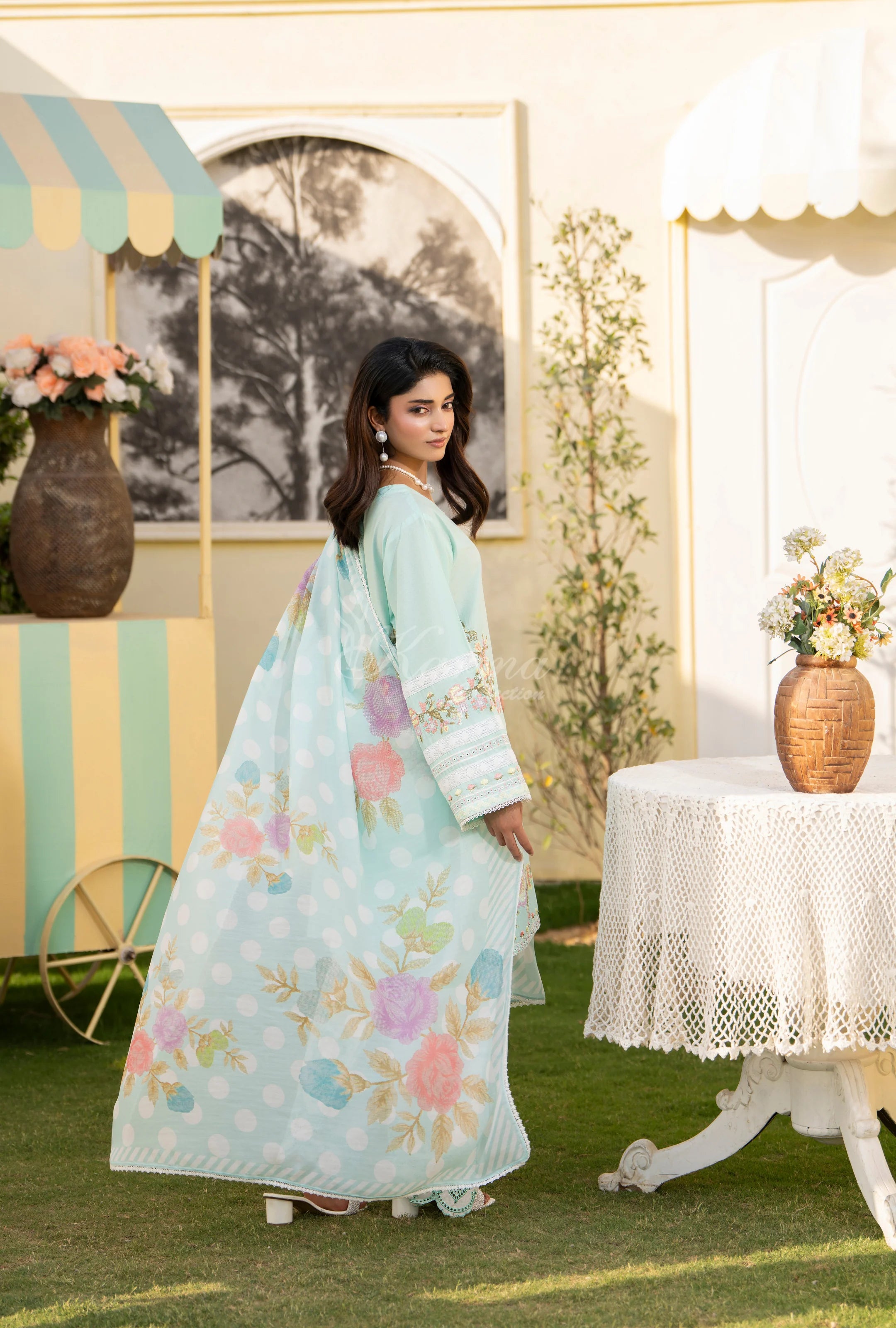 Original karma collection 3pc suit AQUAMARINE KC-1561